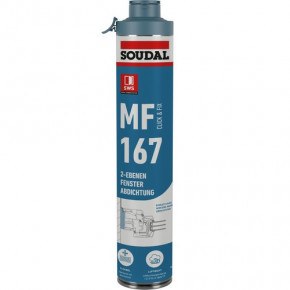 SOUDAL MF 167 Click & Fix DE 750ML - hellgrau
